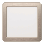 EGLO LED-Einbauspot 166x166 Nickel 99184 