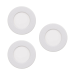 EGLO SET 3xEinbauspot D:85 Weiss   99135 