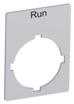 ABB Textschild "Run"         Accessories 