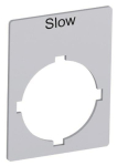 ABB Textschild "Slow"        Accessories 