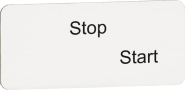 ABB Texteinlage "Stop" /        MA6-1174 