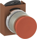 ABB Pilztaste 28mm gelb Metall  P9MEM3GN 