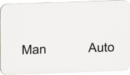 ABB Texteinlage "Man" / "Auto"  MA6-1085 
