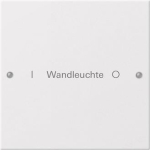 GIRA 220127 Wippenset 1fach beschreibbar 