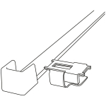 Schneider FED Halter Kabelbinder 5440800 