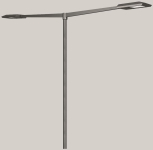 BEGA E-Aufsatzleuchte silber    77758AK4 