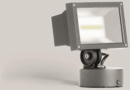 BEGA Scheinwerfer silber 4000K  77538AK4 