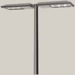 BEGA E-Aufsatzleuchte silber    99534AK4 