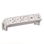 Bachmann DESK2 ALU WHITE 2xUK    937.418 