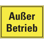 HEIN 2770 Hinweisschild Außer 