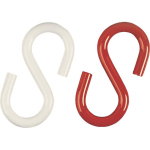 HEIN 9433 S-Haken rot/weiß Stahl 