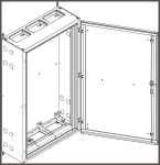 ABN Wandgehäuse schutziso.IP55     NT39P 