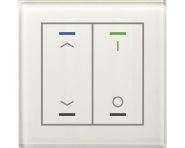 MDT GTL-2TCW.02S KNX Glastaster II Light 
