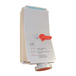 Walther Wandsteckdose 63A 5P 400V  AJ169 