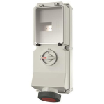 Mennekes 63A4P 6H400V Wanddose DUO 5640A 