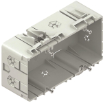 NIED Doppeldose grau            GDHR50-2 