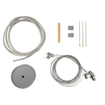 LTS DRAHTSEIL-SET   L 83/3000 DIM silber 