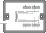 WAGO 899-631/454-000 Verteilerbox, 