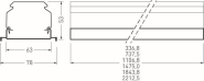 Trilux 07650Fi Bl-M 5-pol L150   7225300 