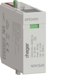 Hager Steckmodul N-PE Uc 255V In SPE040N 