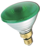 SUH PAR 38 E27 230V 80W grün flood 4163 