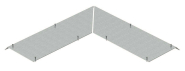 OBO AIKF AEA 25070 Außeneck-Blinddeckel 