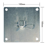 KANI Clipslager Metall, 100x100mm 212113 