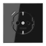 Jung SCHUKOsteckdose m.USB  LS1520-18CSW 