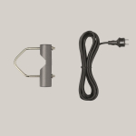 BEGA Rohrschelle, silber          70280A 