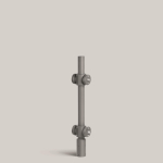 BEGA E-Mastaufsatz silber         70764A 