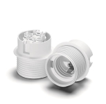 Vossloh Fassung E27 PET GF weiß   501358 