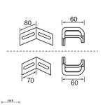 Unex Winkelverbinder horizontal 66841-48 