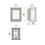PIL LED-Wandleuchte 4000K 12W    3102570 