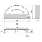 PIL LED-Wandleuchte 3000K 8W     3101606 