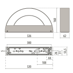 PII LED-Wandleuchte 3000K 24W    3100767 