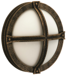 ALBE Wandleuchte Alu braun-       656230 