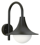 ALBERT Wandleuchte Aluguss sw     660669 