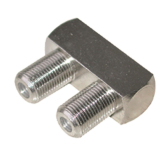 ASTRO F-Doppelbuchse 180° Winkel FBB 180 