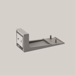 BEGA Wandauslegerprofil silber    71036A 