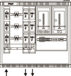 Hager Wandler-u.Messschrank    ZAW102CK9 