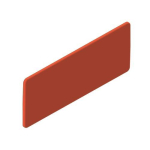 Unex  Kennzeichnungsschild rot 40x100 PC 