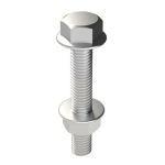 Unex Schraube DIN 6921 mit Muttern M8x50 