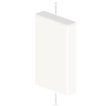 Unex Endstück reinweiß RAL9010  31371-02 
