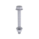 Unex Schraube DIN 6921 mit Muttern M8x70 