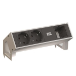 Bachmann DESK2 2xSchuko 1xABD    902.203 