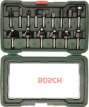 Bosch Fräser-Set-HM 15tlg     2607019468 