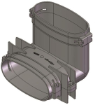 HELI FlexPipe Bogen vertikal,  FRS-BV 51 