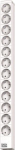 Bachmann ALU 1HE 12xSchuko Strom 333.413 