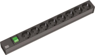 Bachmann 19" 1HE 8xSchuko Strom  333.505 