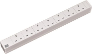 Bachmann 19" 1HE 7xUK Strom 2m   333.804 